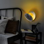 Opviq Lámpara de pared Plata